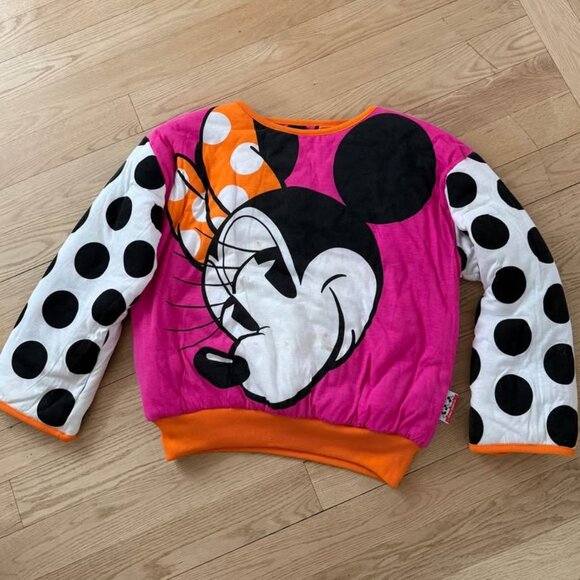 DonnKenny Mickey Mouse Minnie Disney Reversible Sweatshirt Vintage - Picture 2 of 9